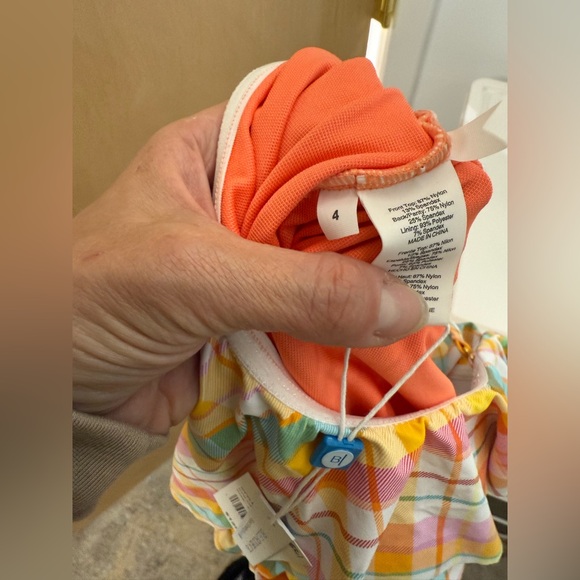 Bleu Rod Beattie Hip to Be Square Shirred Ruffle Bandeau One-Piece - Picture 7 of 12